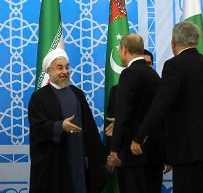 مذاکرات دیپلماتیک روحانی در آسیای مرکزی
