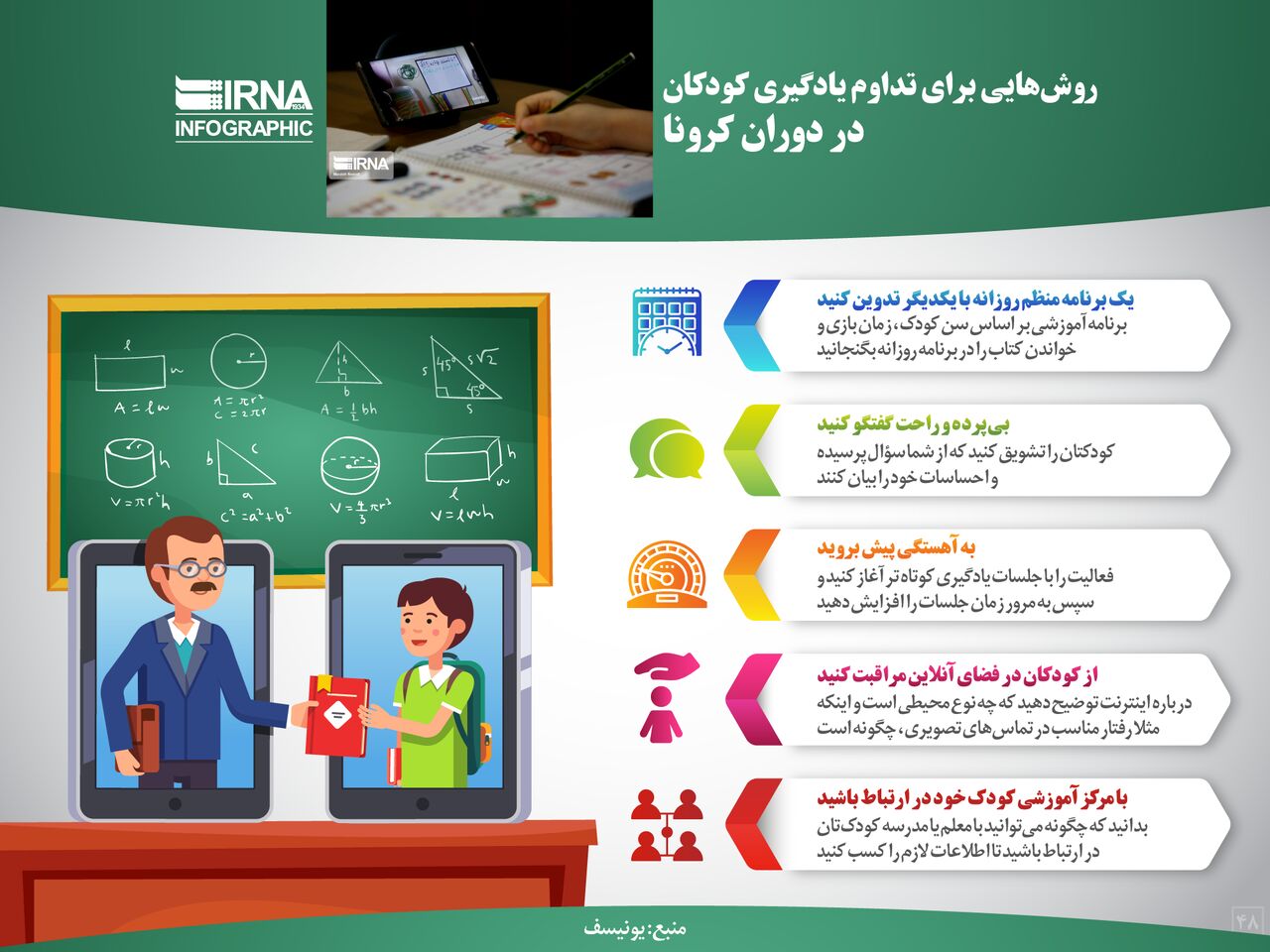 چند روش برای تداوم یادگیری کودکان در دوران کرونا