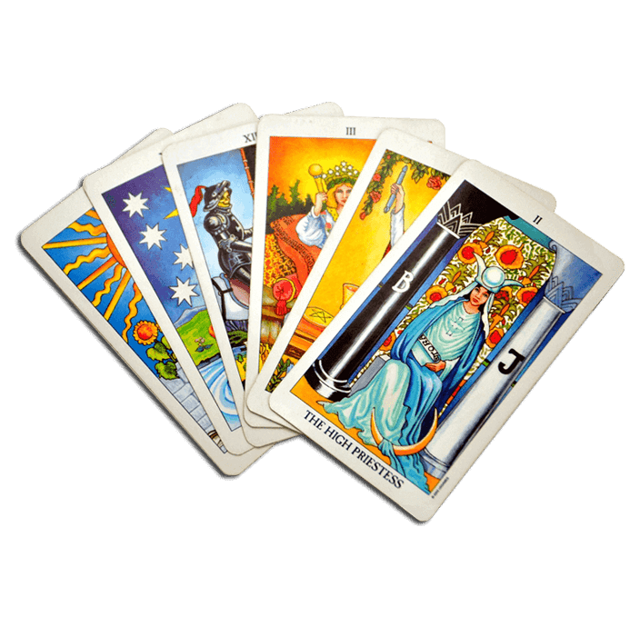 فال تاروت(یکی از قدیمی‌ترین روش‌های پیشگویی یا الهام بخشی در تاریخ، فال تاروت بوده است. تاروت در گذشته بیشتر مورد توجه اشراف و ثروتمندان بود زیرا دسترسی به پیشگوی مسلط در زمانی که حاکمان آن را ممنوع کرده بودند پرهزینه و سخت بود.)