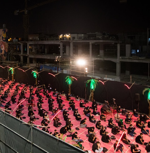 آیین عزاداری حسینی در میدان امام خمینی