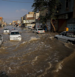 بارش شدید و آبگرفتگی در اهواز