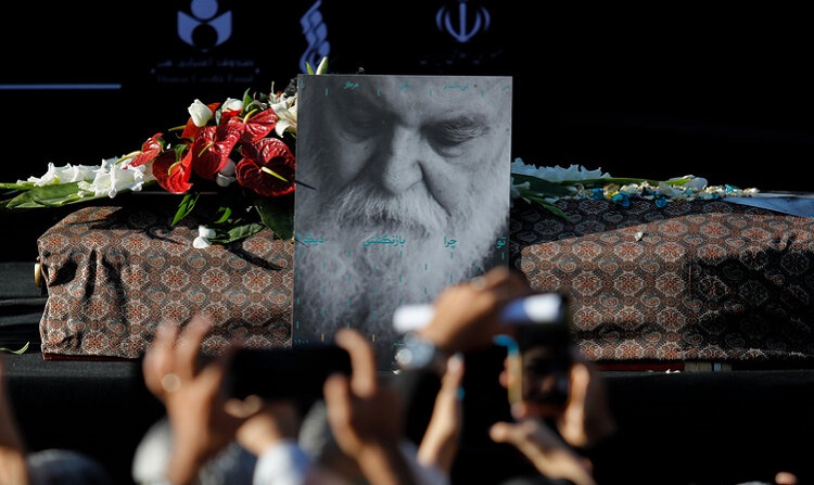 مراسم تشییع پیکر هوشنگ ابتهاج