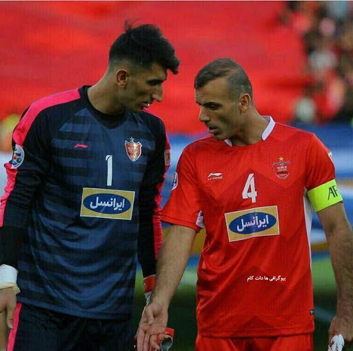 حسینی ضمن تشکر از بیرانوند برای او در بلژیک آرزوی موفقیت کرد