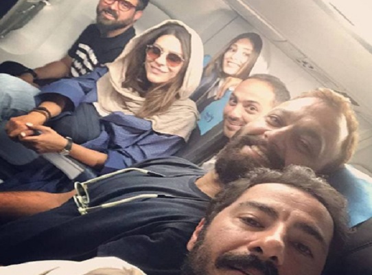 سلفی بازیگران سریال قورباغه