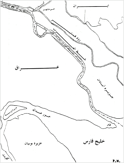 نمونه ای از مرز رودخانه ای بر اساس خط کاتالوگ