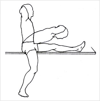حرکت کششى ويژهٔ عضلات همسترينگ</pre>
