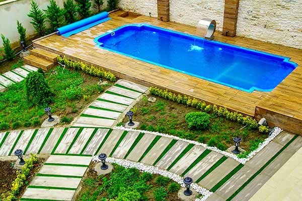 استخر پیش ساخته فایبرگلاس